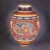 Tall Beaded Vase 1